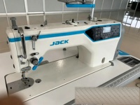 Machine à coudre industrielle à point noué simple, à entraînement direct, informatisée, JACK A5E, ensemble complet