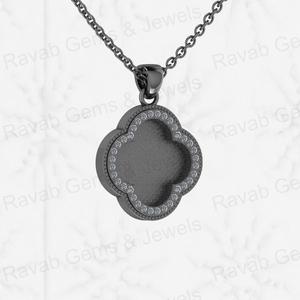 Base de Montura Semi-Redonda de Plata de Ley 925 de 11.5mm para Colgante de Resina con Recuerdo de Leche Materna, Componentes para Joyería - Product Image 3