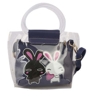 กระเป๋าสะพายไหล่เด็กผู้หญิง 003 -สีกรมท่า - Product Image 2