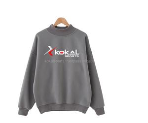 เสื้อสเวตเชิ้ตโอเวอร์ไซส์ผ้าฝ้ายคอกลมพิมพ์ลายออกแบบได้ตามต้องการสำหรับทุกเพศ - Product Image 1