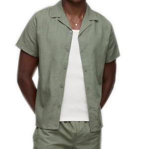 Venta al por mayor de sudaderas cortas para hombre y conjuntos de Jogger logotipo personalizado chándal Unisex 2 piezas conjunto de chándal corto chándal hombres conjunto corto - Product Image 2