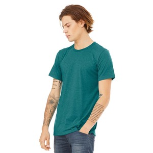 T-shirts en trois mélanges unisexes pour adultes Bella Canvas avec logo personnalisé - Product Image 2