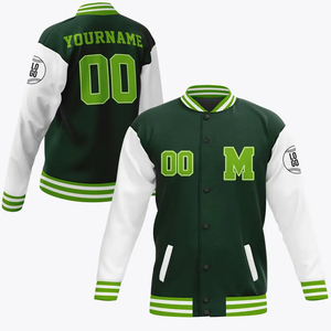 Veste personnalisée avec nom d'équipe, nom et numéro, pour adultes, veste unisexe style universitaire, veste de baseball tendance personnalisée - Product Image 1
