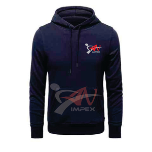 Pull-over à capuche personnalisé de haute qualité pour hommes, sweat-shirt polaire d'hiver avec matériau personnalisé flexible et impression de logo - Product Image 2