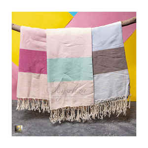 Toalla de playa de mezcla de cáñamo ultraabsorbente Comodidad superior con textura suave Secado rápido Resistente a la arena Tejido transpirable Acabado Premium - Product Image 5