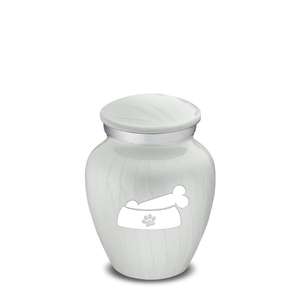 Angel Wings & Paw Print Pet <b>Ashes</b> Keepsake Metal Cremation Urn Blue Finish Funeral Supplies For Cat <b>Dog</b> <b>Ash</b> - Product Image 4