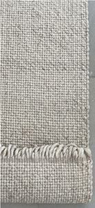 ALFOMBRAS INDIAS ALFOMBRA MODERNA ALFOMBRA DE TEJIDO PLANA MUY MODERNA EN ALGODÓN Y LANA DE COLOR NATURAL SOMBREADA - Product Image 2