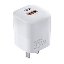 Adaptateur secteur Choetech Dual Charger 33W (Pd5006) blanc - Sortie 240W pour téléphone, écouteurs, bureau, maison, 0.5A 20V, compatible QC3.0 - Product Image 1