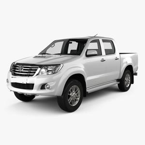 Sièges intérieurs en cuir légers de boîte de vitesses automatique et manuelle d'occasion Toyota Hilux 4x4 Diesel Double Cab Pickup assez utilisé - Product Image 3