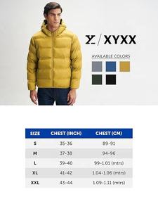 Nouvelles conceptions, vente en gros, veste matelassée personnalisée avec logo, veste d'hiver chaude pour hommes, style streetwear de haute qualité, toutes les tailles disponibles, fermeture éclair - Product Image 3