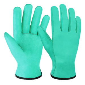 Guantes de trabajo para conductores de alto rendimiento, ropa de seguridad reflectante, guantes de trabajo industriales de cuero de grano de oveja para trabajadores de jardín - Product Image 2