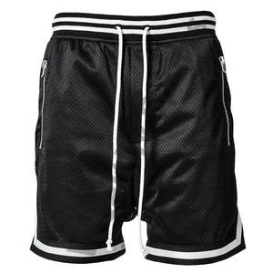 Pantalones cortos de malla de golf elásticos de 4 vías de alta calidad personalizados para hombres, peso ligero 86% nailon 14% Spandex, pantalones cortos para correr Cargo - Product Image 4