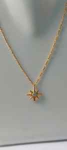 Ramavati Gems - Colgante de Concha de Latón Chapado en Oro de 18K, Antideslustre, Bonito, Impermeable, Accesorio de Moda para Hombre y Mujer - Product Image 2