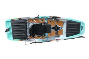 Kayak de Pesca con Propulsión a Pedal, Asiento Individual para 1 Persona, 10.4 pies, Motor Eléctrico, Material HDPE Resistente, Bote Inflable para Océano - Product Image 6