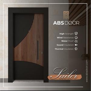 ABSDOOR SAILER Modern Design Front Entry <b>Security</b> Insulation Steel <b>Doors</b> Ultimate Protector for Apartment Home Villa Hotel - Product Image 3