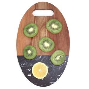 Planche à découper en bois d'érable personnalisée et mignonne pour servir le fromage, planche à découper créative pour enfants, steak par HF CRAFTS - Product Image 5