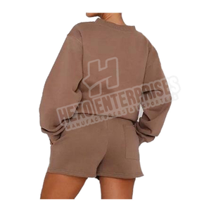 2025 vente en gros Logo personnalisé imprimé été à manches courtes hauts motard Streetwear tenue 2 pièces ensemble femmes ensembles courts - Product Image 5