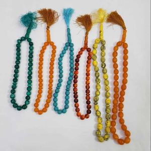 Chapelets islamiques Tasbih en résine fabriqués à la main pour le culte et les occasions d'utilisation Ramadan et Eid Days Prayer Tasbih - Product Image 6