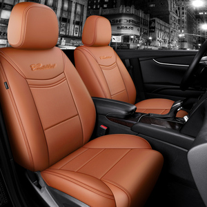 Housse de siège de voiture en cuir véritable personnalisée de style luxueux pour <span class=keywords><strong>Cadillac</strong></span> ATS-L/XT5/XTS 360 Couverture complète Toutes saisons - Product Image 2
