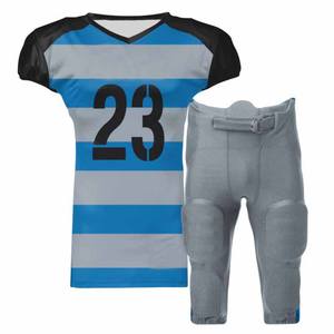 Uniforme de Football Américain Verrouillé à la Chaleur Collé Fondu Uniforme de Football Évent Panneaux Arrière Uniforme de Football Édition Équipe Uniforme de Football Américain - Product Image 1