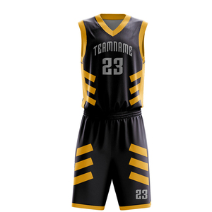 Ensemble de Tenues de Basketball Personnalisées avec Logo, en Polyester de Haute Qualité, Séchage Rapide, Impression par Sublimation Automatisée et de Qualité Supérieure - Product Image 3