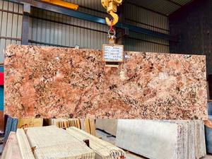 Moderne Alaska Rouge Granit Petites Dalles Poli Surface Cuisine Salle À Manger Extérieur Salle De Bains Escalier Salon Villa Comptoirs Tops - Product Image 2