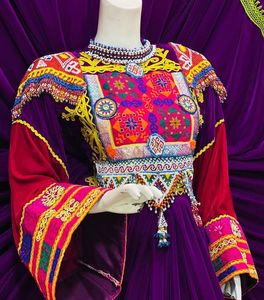 Vente chaude Afghani kuchi robe tribale salwar kameez indien pakistanais haut design cou robe brodée par WS INTERNATIONAL - Product Image 5