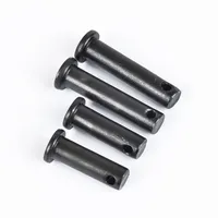 Goupille fendue en acier inoxydable 304 DIN 11024 / ISO 2341 avec trou, tête plate, M3-M20