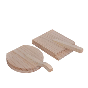 Prensas de masa de madera hechas a mano para prensar fideos Dumpling | Rodillo clásico de Venta caliente Color de madera natural - Product Image 5