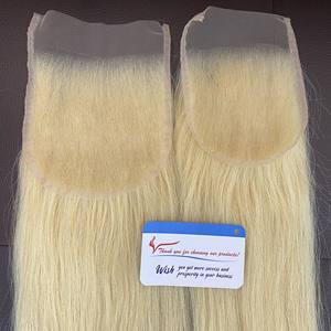 Toutes les tailles 2x6 4x4 5x5 HD fermeture en dentelle super mince 613 couleur HD fermeture en dentelle Genius trame vendeur en gros usine du Vietnam - Product Image 5