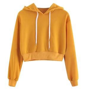 Sudaderas Cortas Personalizadas para Mujer, Tejido Grueso, Antibolitas, Transpirables, 400 GSM - Product Image 1