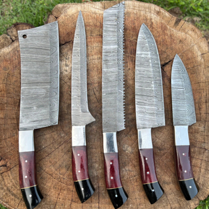 Ensemble de chefs d'extérieur de style premium, couteaux durables pour aventures en plein air - Product Image 1