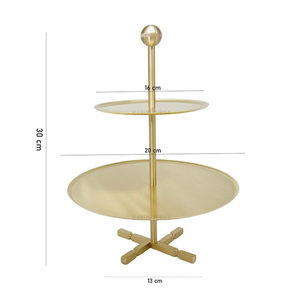 Modern Design Aluminum <b>Cake</b> <b>Stand</b> With Simple Design Perfect For Tea Parties Picnics And Evening Snacks Serving - Product Image 6