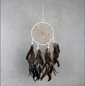 Atrapasueños Luna y estrellas colgando sobre la cama atrapasueños personalizado para colgar en la pared decoración del hogar - Product Image 2