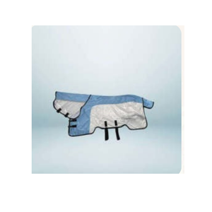 Couverture complète du corps d'été Tapis de cheval Couleur unie Sangle de jambe solide Fixation de poitrine simple Doublure en satin lisse pour l'extérieur Chaud - Product Image 1