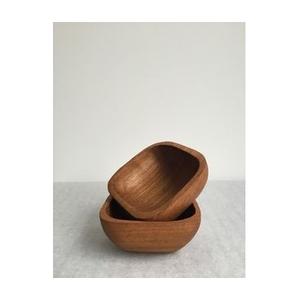 ชามไม้ธรรมชาติรักษ์โลกสำหรับเสิร์ฟสลัดและผลไม้ ดีไซน์เรียบง่ายสไตล์หรูหรา ทำด้วยมือ เหมาะสำหรับงานแต่งงาน - Product Image 1