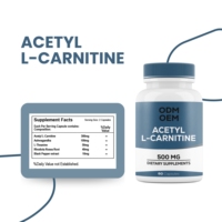 OEM Acetil L Carnitina Cápsulas 60 Quemar Grasa Adelgazante Suplemento de hierbas Píldoras de control de peso