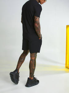 Conjuntos de camisetas casuales Ropa de entrenamiento personalizada para hombres Camiseta y conjunto corto para hombres Conjuntos de fitness para gimnasio - Product Image 6