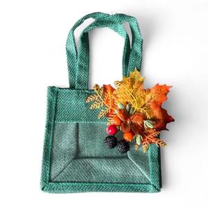 Bolsa de regalo de yute Natural ecológica de gran oferta, mejor precio de mercado, alta calidad, personalizable, Color y logotipo, uso promocional para bodas - Product Image 5