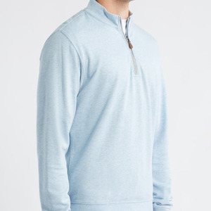 Sudadera Extra Grande Personalizada para Hombre, Media Cremallera, Ligera, 100% Algodón, Sudadera con Cierre de Cremallera, Venta al por Mayor, Marca Privada - Product Image 3