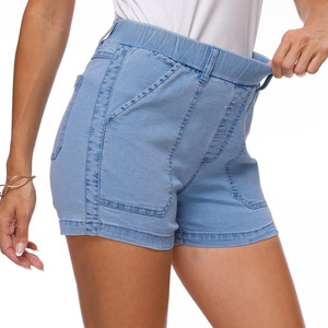 2025 ropa de mujer verano diseños personalizados Logo Shorts para mujer cintura media botín personalizado Biker gimnasio pantalones cortos de mujer - Product Image 3