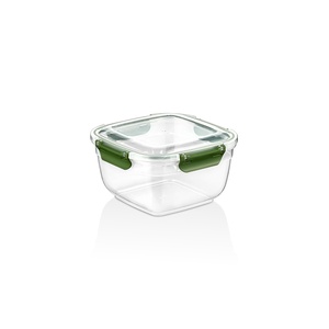 900ml Square <b>Plastic</b> PP Airtight Durable Stackable Microwave Safe <b>Food</b> Container Colored Locking Lid Kitchen Pantry <b>Storage</b> Meal - Product Image 3