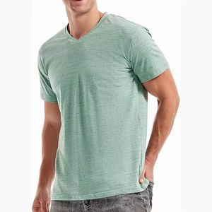 Camisetas de Gimnasio para Hombre de Alta Calidad, Corte Regular, Logotipo Personalizado, Diseño Sólido, 100% Algodón Resistente, Tela de Lona Transpirable, Camiseta de Lujo - Product Image 3