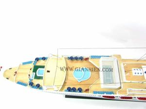 Gia Nhien Fabricant Conception personnalisée quantité minimale de commande bas Achille Lauro MODÈLE DE BATEAU EN BOIS-MODÈLE DE BATEAU EN BOIS DE HAUTE QUALITÉ Fait à la main - Product Image 4