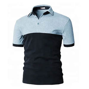 ราคาที่ดีที่สุดของผู้ชายผ้าฝ้าย100% แบบปกติสำหรับเสื้อยืดคอเต่าคอเต่าดีไซน์ใหม่ออกแบบลายพื้นเรียบ - Product Image 4