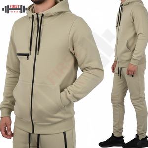 Conjunto Deportivo de Dos Piezas de Algodón 100% Nuevo Estilo, Sudadera con Capucha Extra Grande para Hombre, Estampado de Logotipo, Ropa Deportiva de Invierno para Gimnasio, de Lujo - Product Image 4