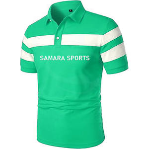 Venta al por mayor Polo para ropa casual 100% Camisa de algodón Transpirable Plus Size Men's Polos - Product Image 2