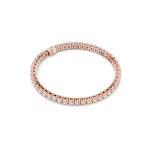 Bracelet tennis en diamant de laboratoire de 6,37 carats, diamants CVD VVS-VS-EF, or 18 carats, 14 carats, 10 carats et argent 925, rose, jaune, blanc - Product Image 5