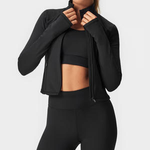 Haute qualité personnalisé femmes hiver coupe-vent matelassé veste à glissière en gros léger imperméable respirant écologique - Product Image 3