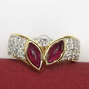 Diseño de lujo Rubí Anillo de oro de 14 quilates Resplandor audaz Esculpido Pasión DeepShine Resplandor cálido Presencia clásica Fuerza del alma Llama hecha a mano - Product Image 3